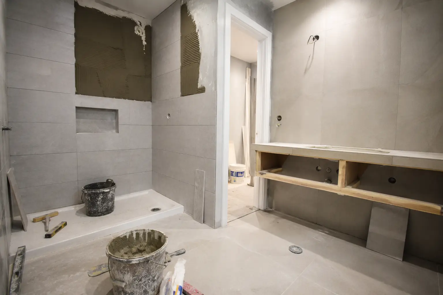 Bathroom renovation before