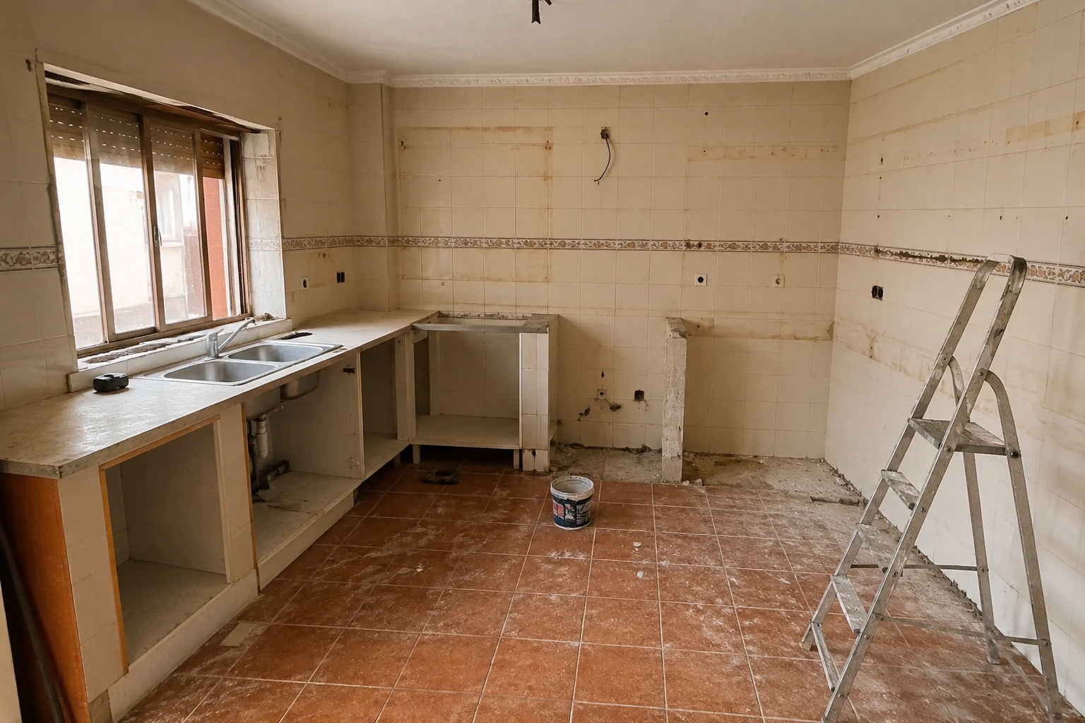 Kitchen renovation before