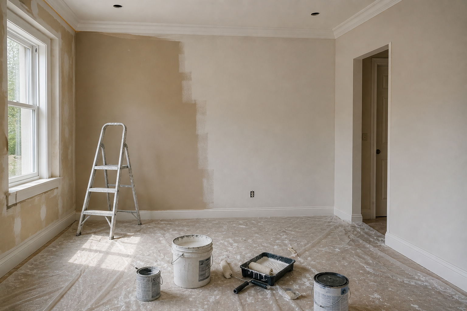 Painting renovation after